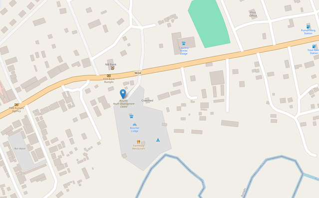 Here we are on the OSM map